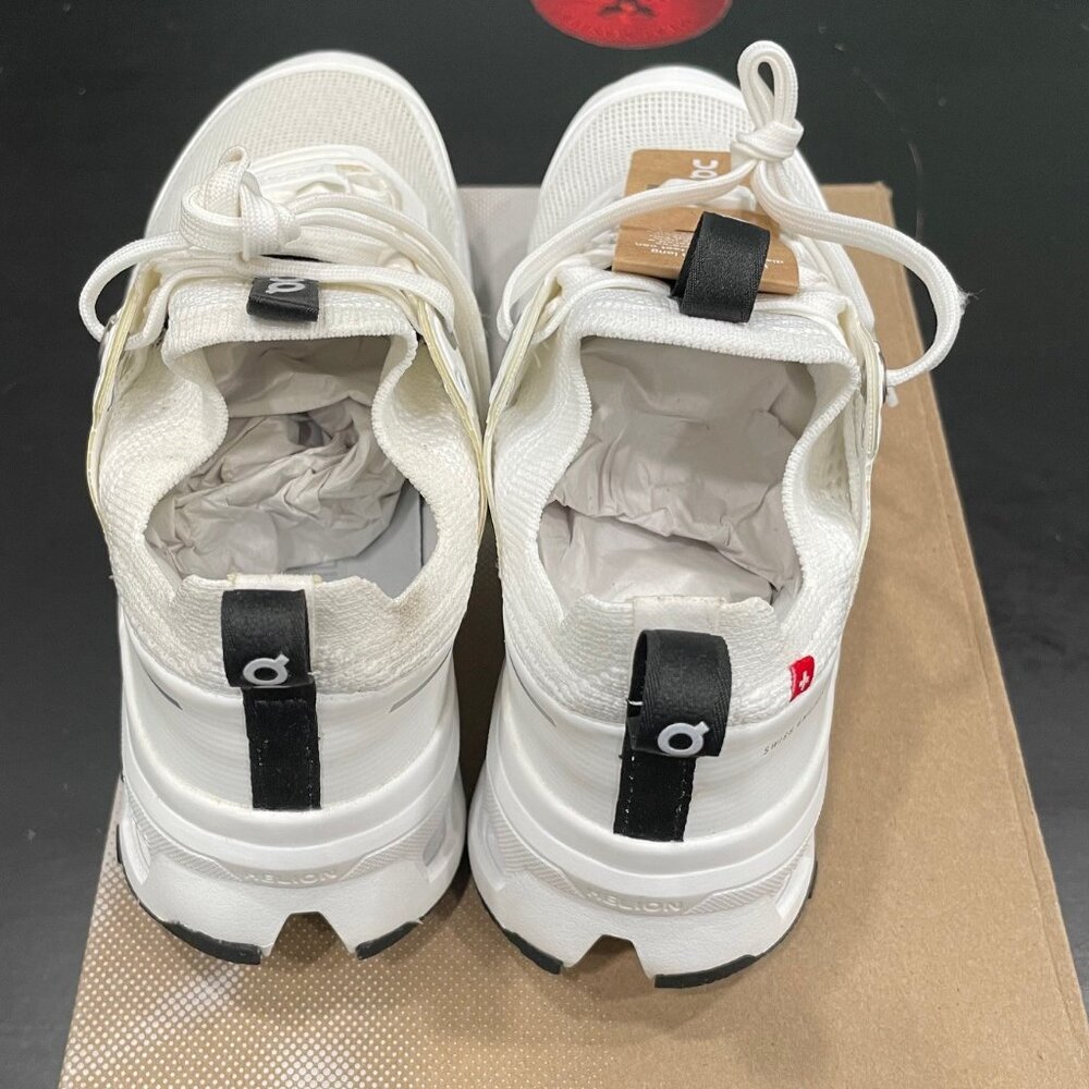 On Running Women's White and Black Cloudventure Athletic Shoes - Picture 6 of 12